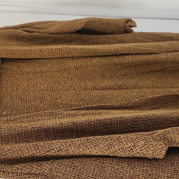 Eclipse Mustard Cardigan 3/4 Sleeve Size S/M - Picture 2 of 2